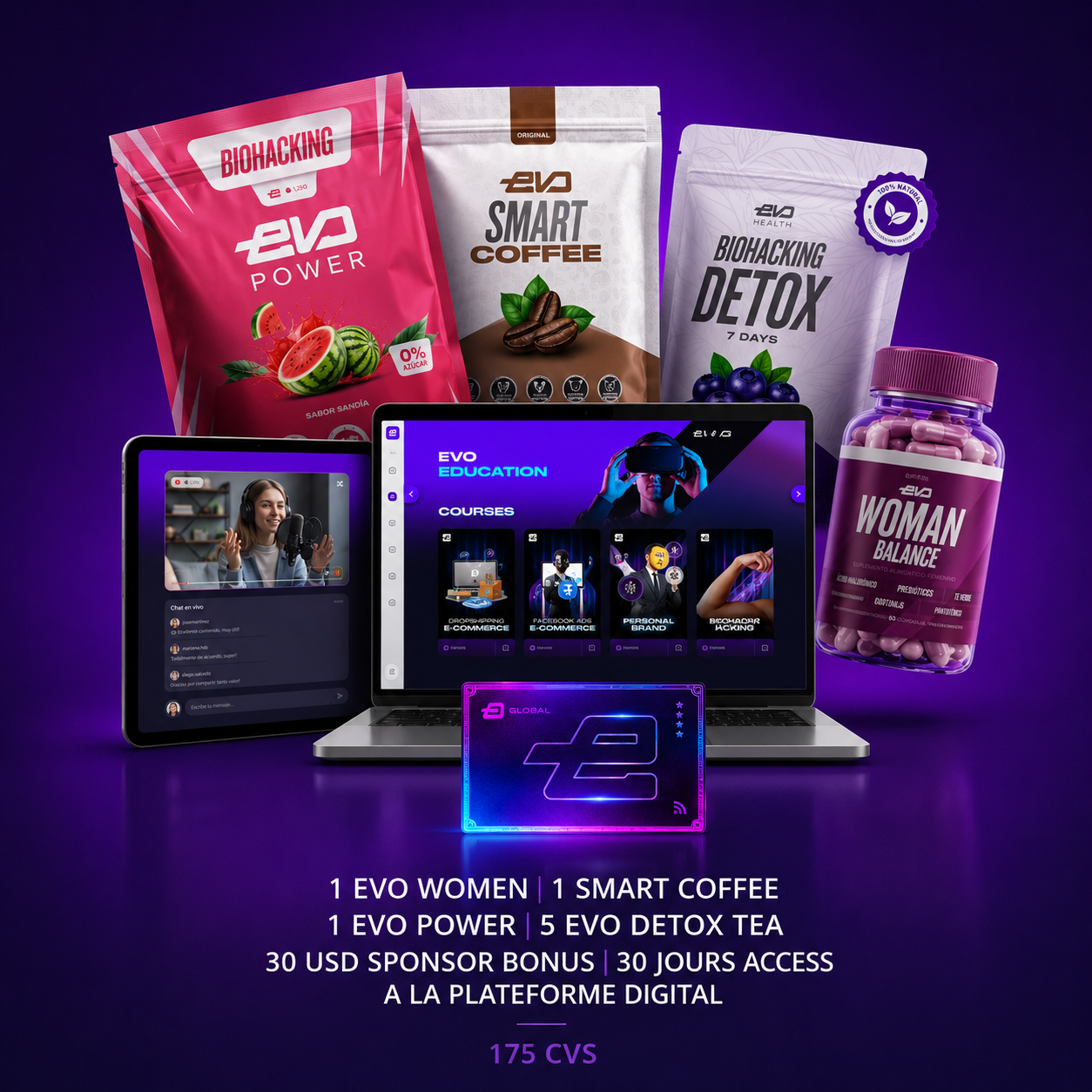 Purple biohacking mix